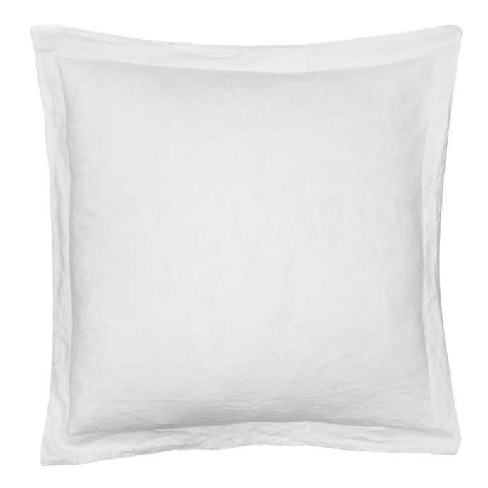 Levtex Home Washed Linen European Pillow Sham in White | Bed Bath & Beyond