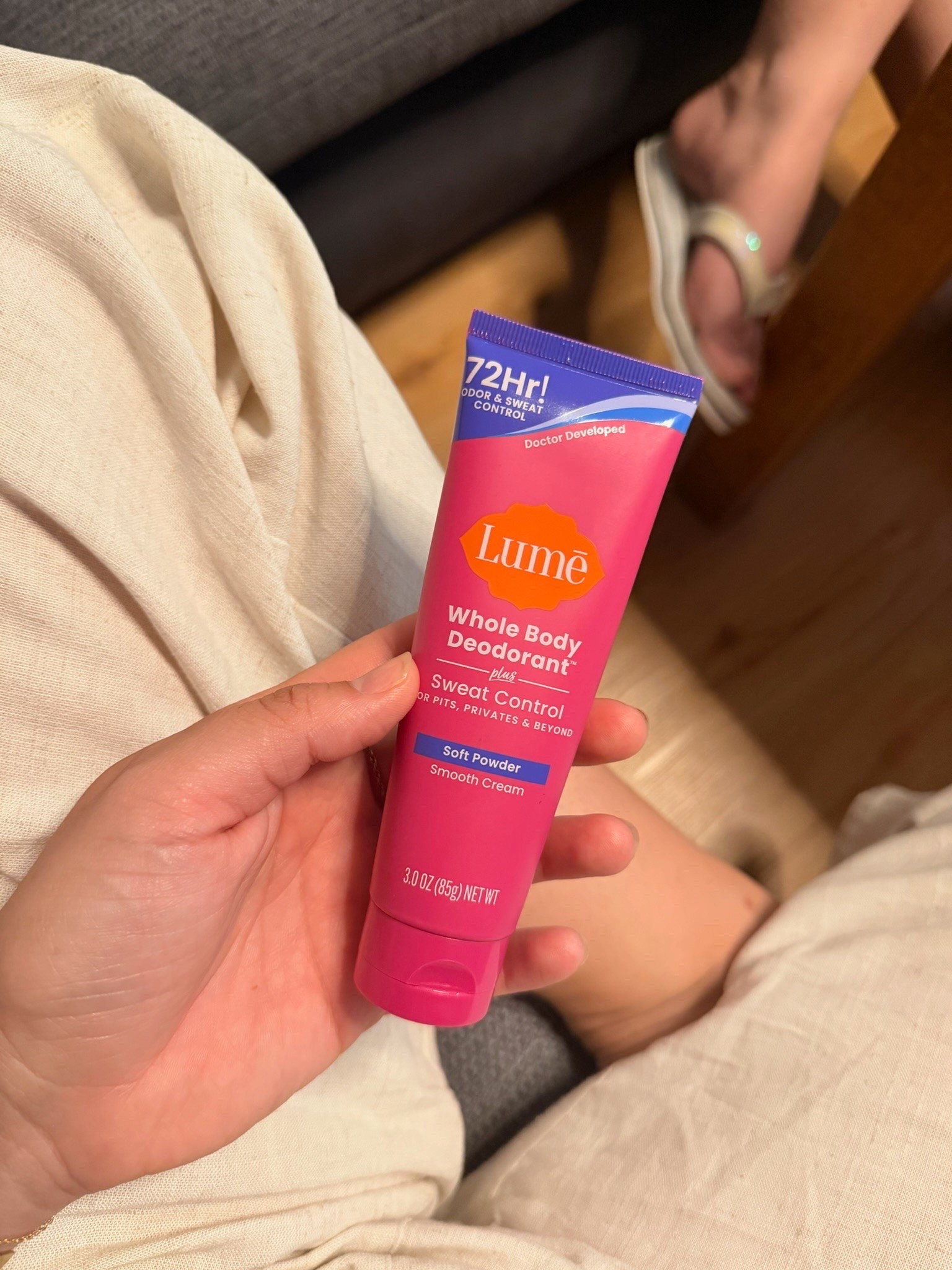 I'm blown away by this stuff. Not only odor neutralizing but an antiperspirant so it has sweat control. You can use it ANYWHERE. We've been without AC for a week & this has been my savior. You only need a pea sized amount and it lasts forever. Highly recommend. Better than the sticks in my opinion!

#LTKTravel #LTKBeauty #LTKselfcare