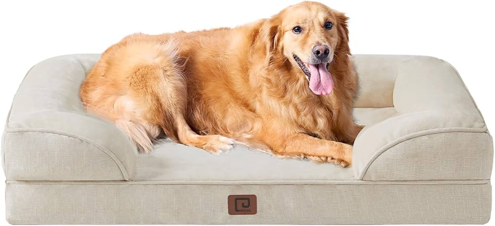 EHEYCIGA Orthopedic Dog Beds for Extra Large Dogs, Waterproof Memory Foam XL Dog Bed with Sides, ... | Amazon (US)