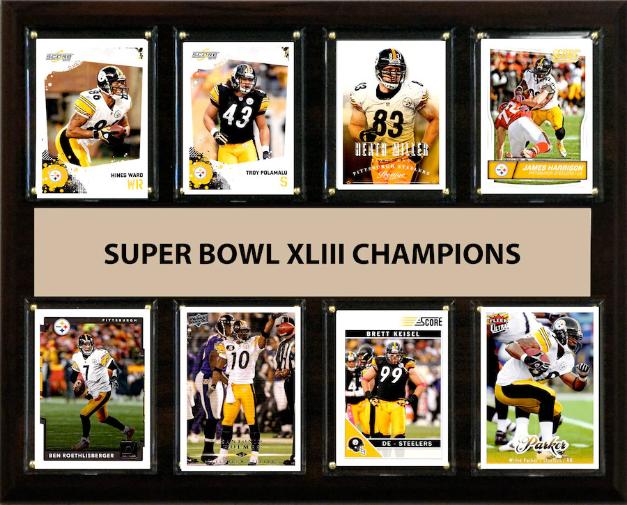 Pittsburgh Steelers Super Bowl XLIII Champions 12'' x 15'' Team Plaque | Fanatics