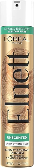 L'Oreal Paris Elnett Satin Hairspray Extra Strong Hold Unscented 11 oz; (Packaging May Vary) | Amazon (US)