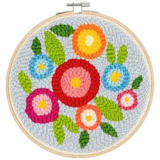 Flowers Punch Needle Kit by Loops & Threads® in Null | 8" | Michaels® | Michaels Stores