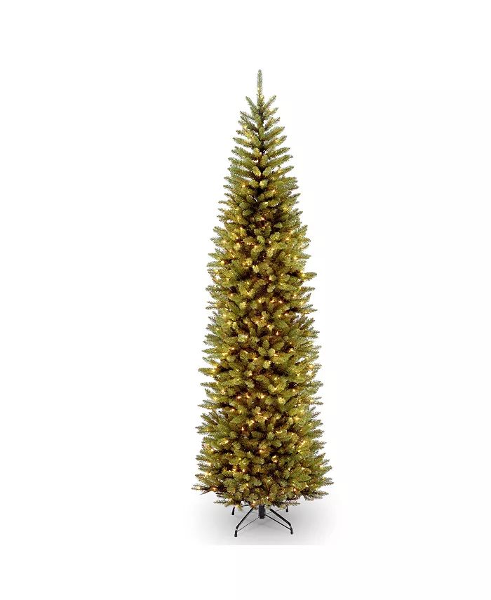 National Tree 14' Kingswood Fir Pencil Tree with 1300 Clear Lights | Macy's
