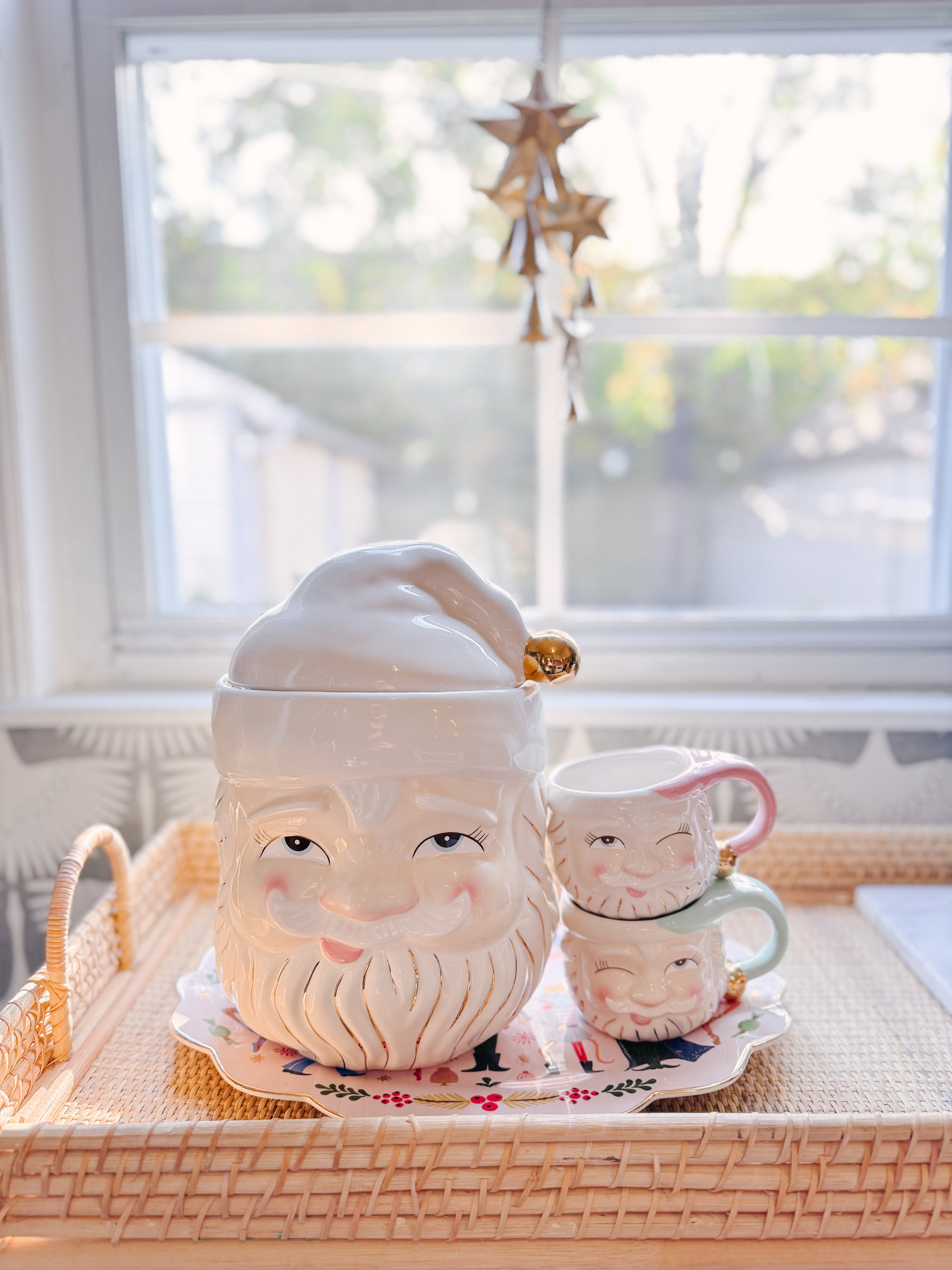 Papa Noel Cookie Jar and plates

#LTKHome #LTKHoliday