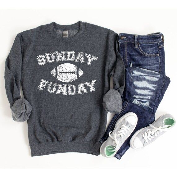 Sunday Funday Sweatshirt, Womens Football Sweatshirt, Football Sweatshirts for Women, Cute Footba... | Etsy (US)