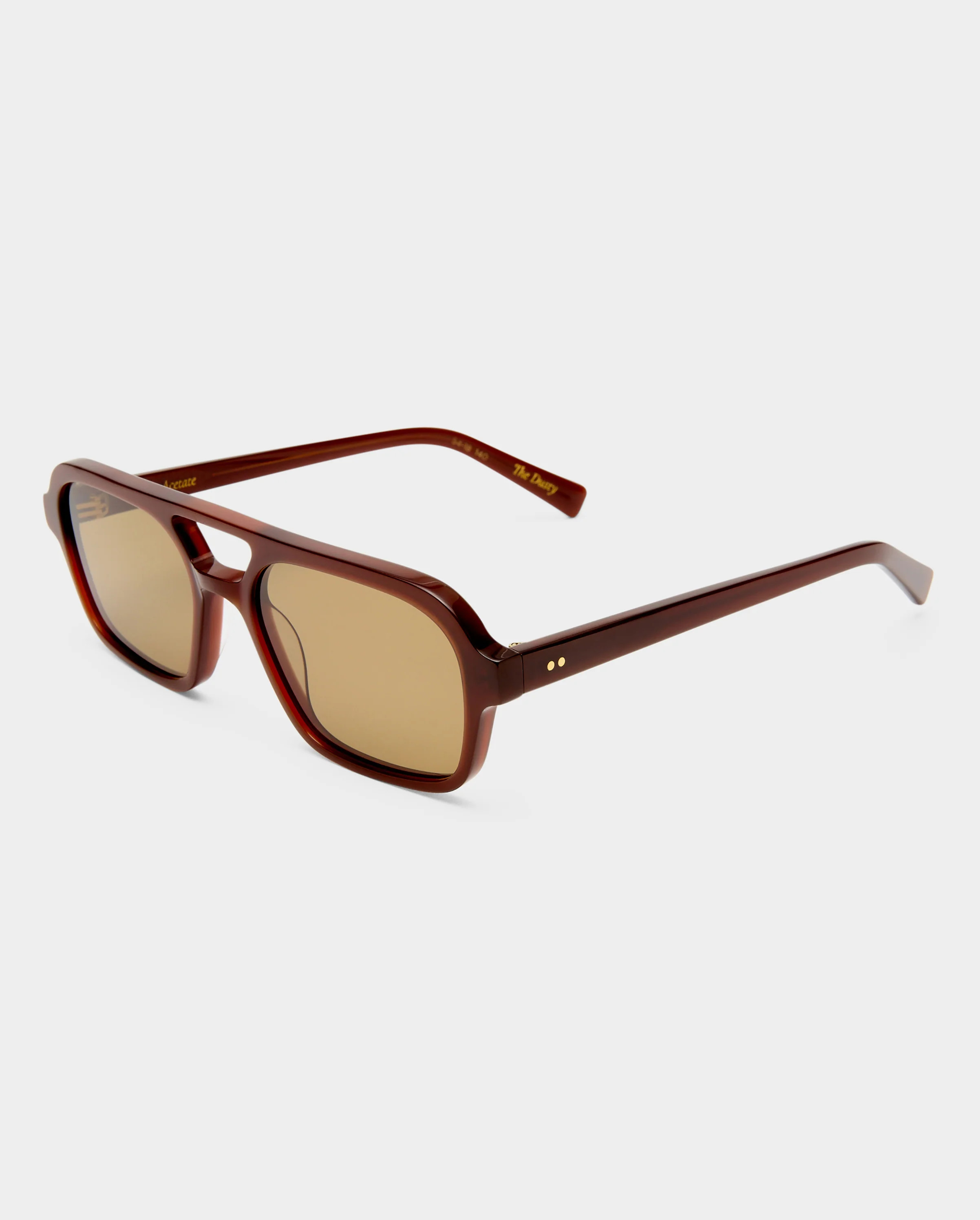 The Dusty Auburn Female Aviator Sunglasses | Luv Lou | Luv Lou