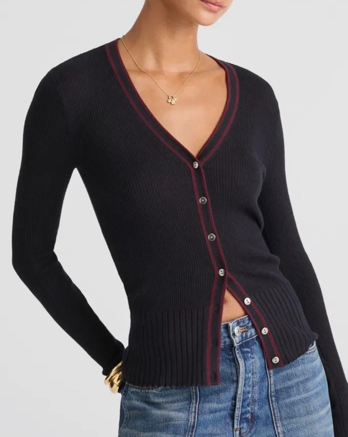 Cardigan 
Jeans 

#LTKFindsUnder100 #LTKHoliday