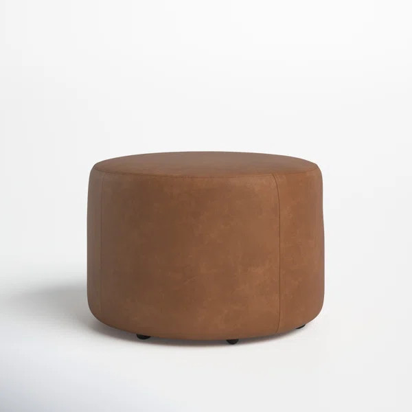 Danva Leather Ottoman | Wayfair North America