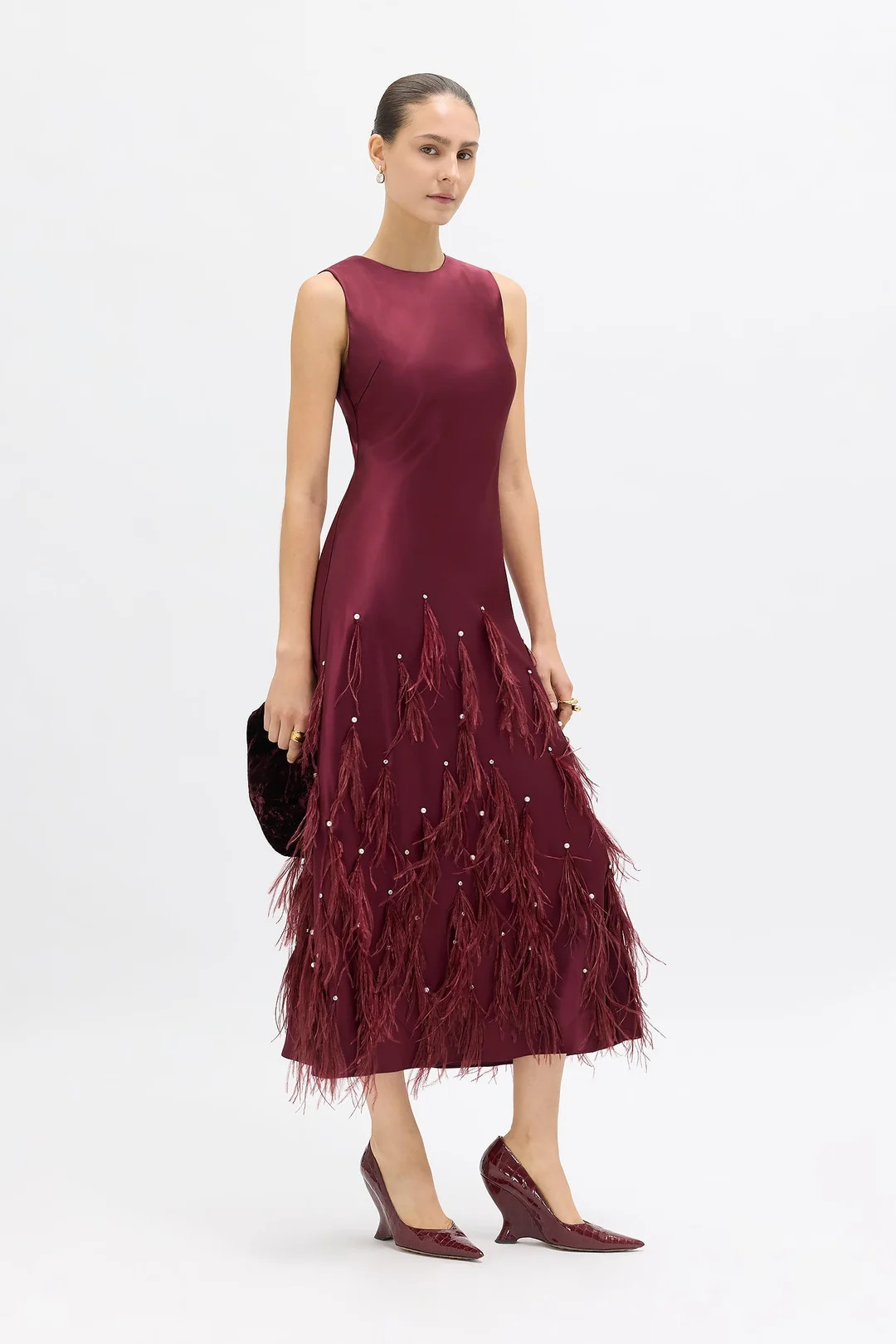Laney Feather Dress | COUPER