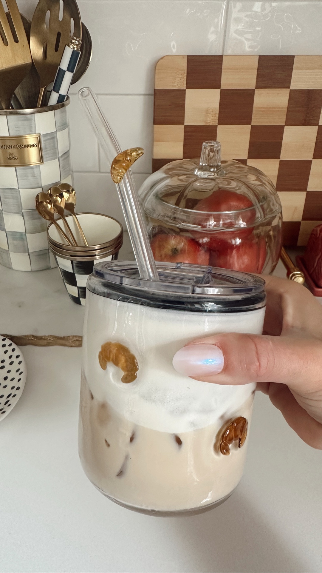 Pumpkin Spice Iced Coffee at Home with Chobani🧋🎃 This Amazon to go coffee cup with matching straw and lid is perfection 🥐#icedcoffee #fallgirly #pumpkinspice #asmr #coffeeathome #anthro #dupealert #togocoffee @amazoninfluencers @ltkhome @shopltk @chobani 

#LTKHome #LTKFindsUnder50 #LTKSeasonal