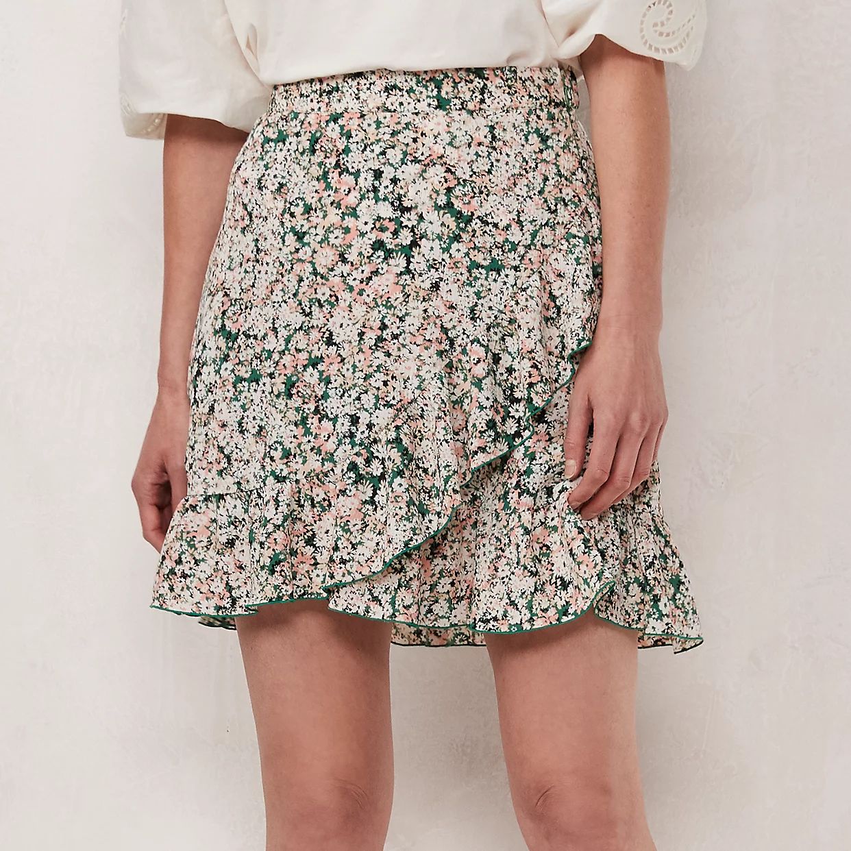 Women's LC Lauren Conrad Ruffle Mini Skirt | Kohl's