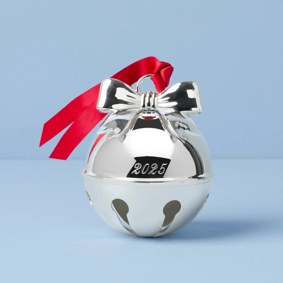 2025 Jingle Bell Silverplate Ornament | Lenox