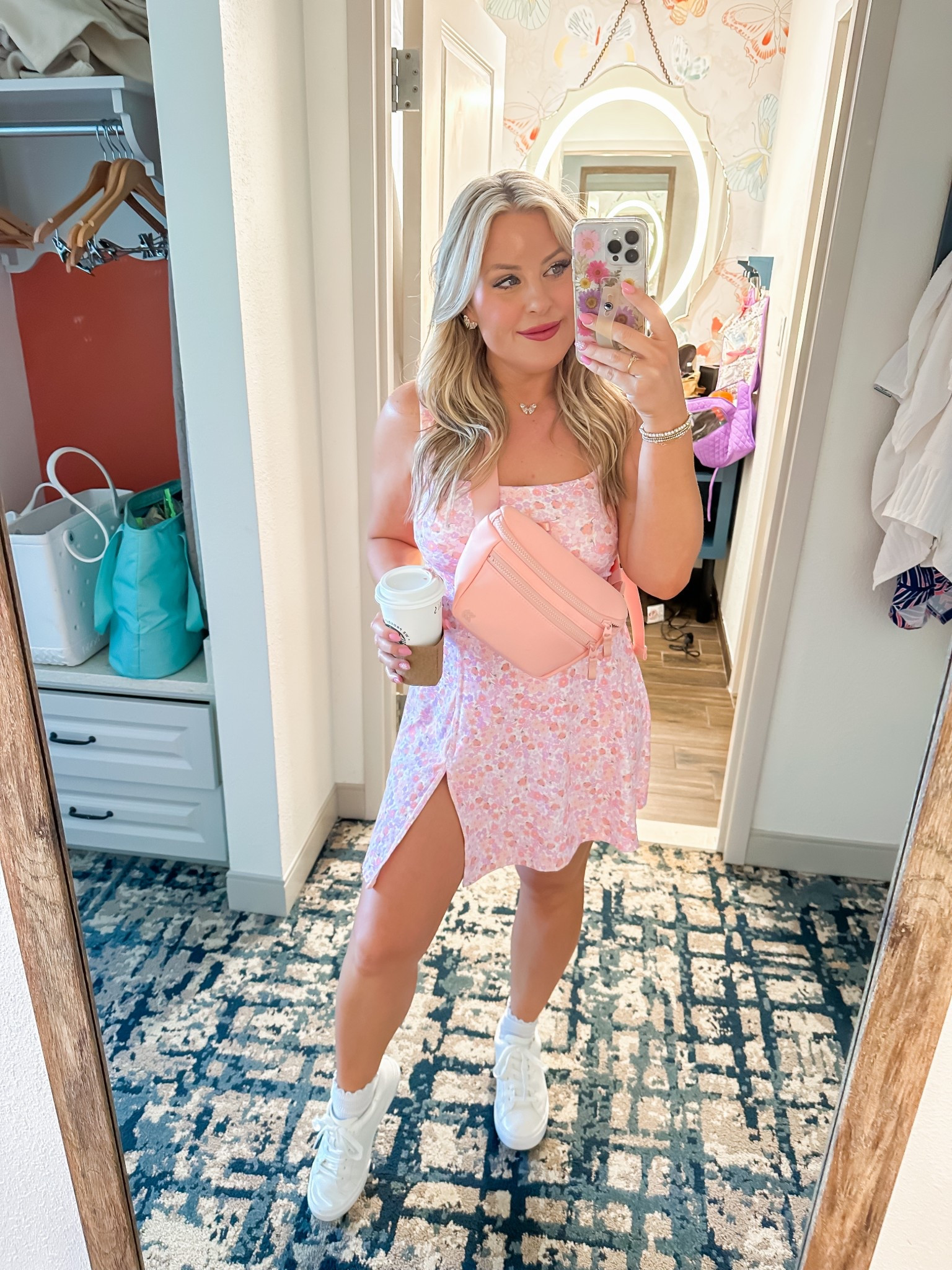 Target floral tennis dress. Themepark outfit. Dollywood outfit 