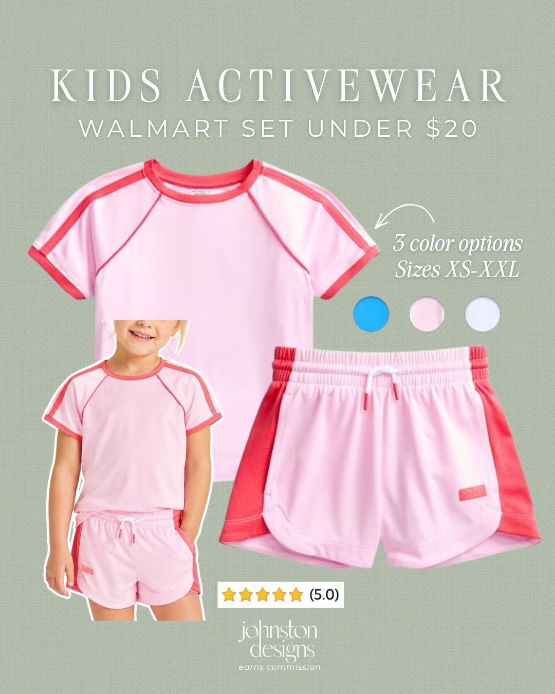 This Walmart activewear set is such a cute everyday find for kids. The matching tee and shorts are perfect for summer camp, playdates, sports, travel days or just running around outside. 💗

Walmart kids activewear, girls activewear set, kids matching set, walmart kids clothes, girls summer outfit, kids play clothes, affordable kids fashion, summer camp outfit 

 #LTKmomlife #LTKActive #LTKKids