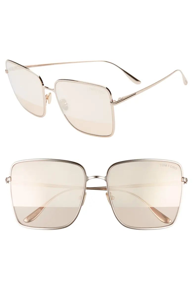 Heather Polarized 60mm Square Sunglasses | Nordstrom