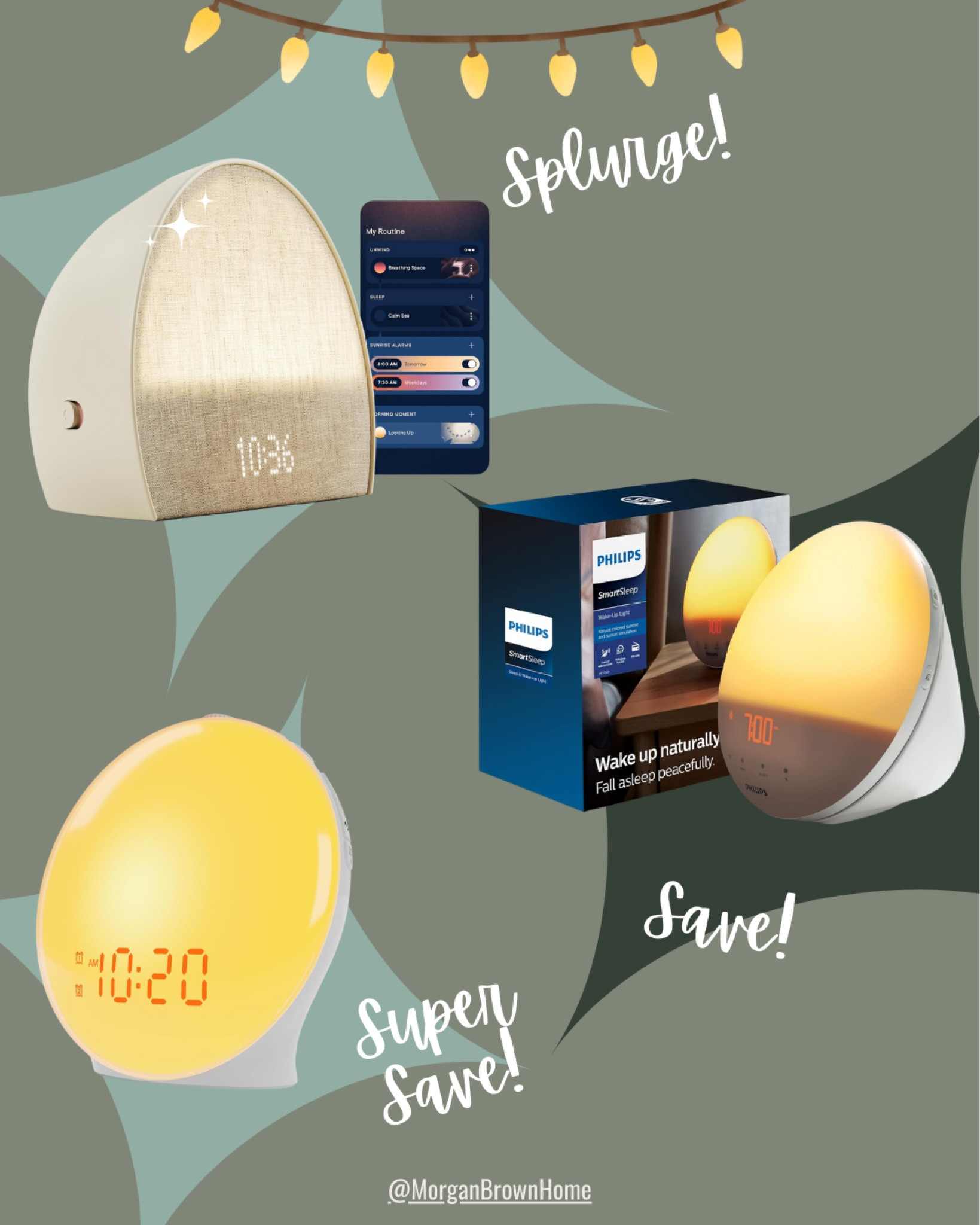 Perfect for the sleepy person in your life! Slow wake alarm clocks to help them start the day right. #giftguide2024 #shopmorganbrownhome

#LTKhome #LTKSeasonal