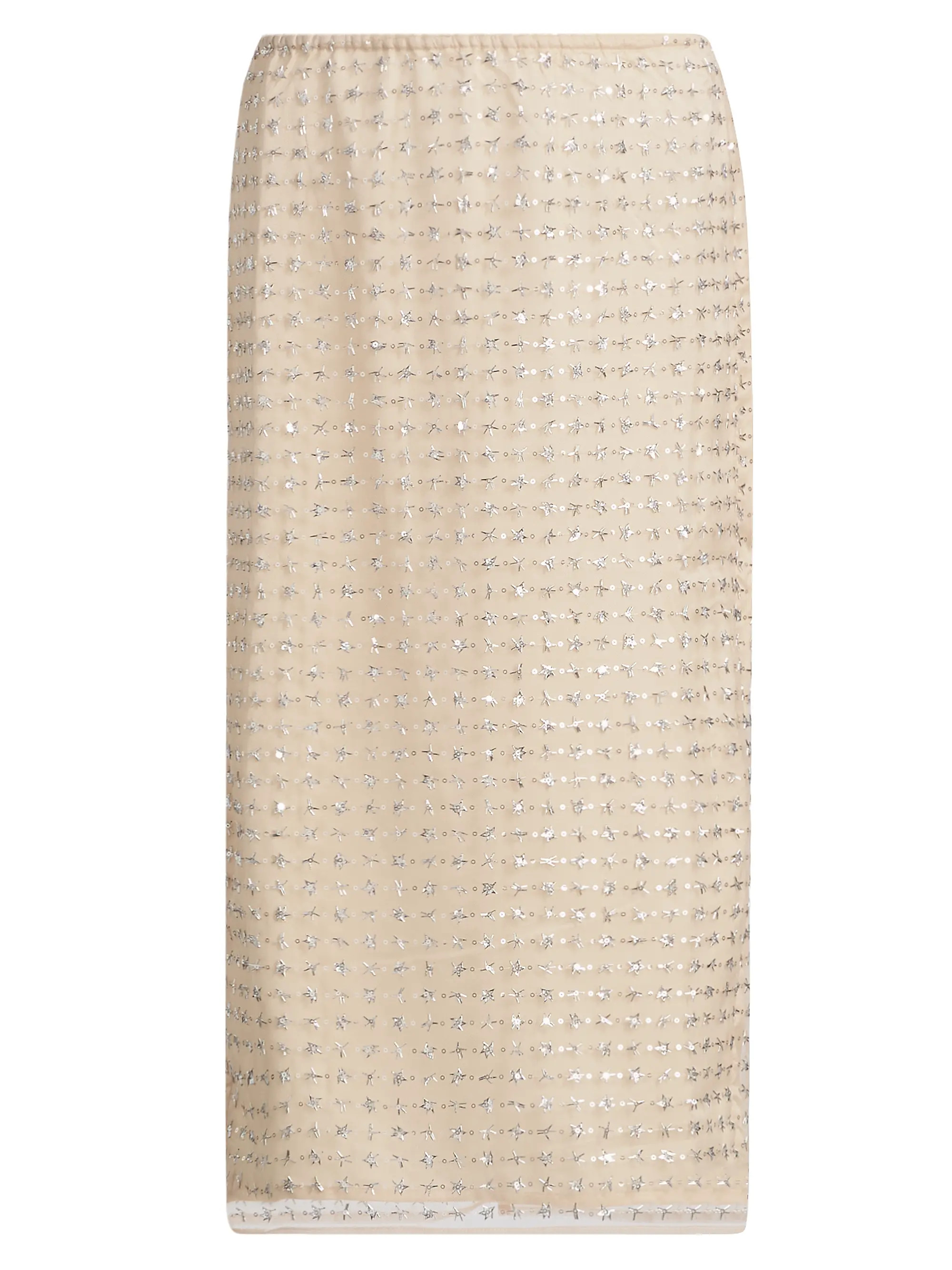 Staud Casey Embellished Midi-Skirt | Saks Fifth Avenue | Saks Fifth Avenue