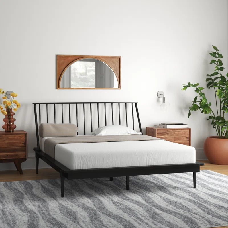 Henline Solid Wood Platform Spindle Bed | Wayfair North America