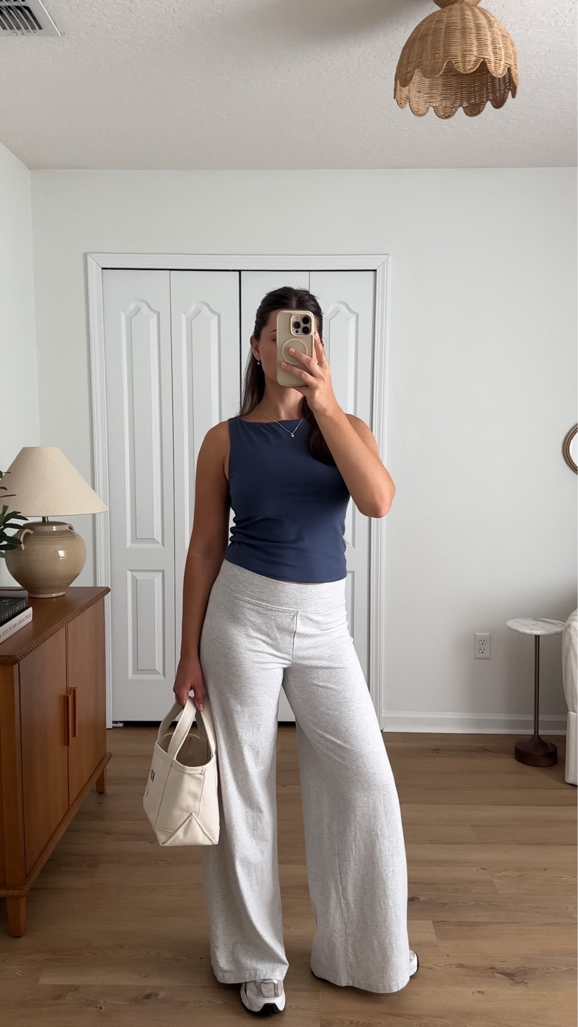 comfy casual for a few errands! Wearing size small pants and tank & both on sale this weekend

#LTKootd #LTKSaleAlert
