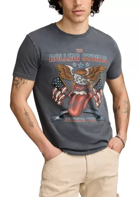 Lucky Brand Men's Rolling Stones Eagle Graphic T-Shirt, Large | Belk
