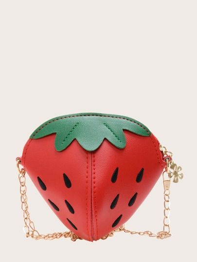 Girls Strawberry Design Crossbody Bag | SHEIN