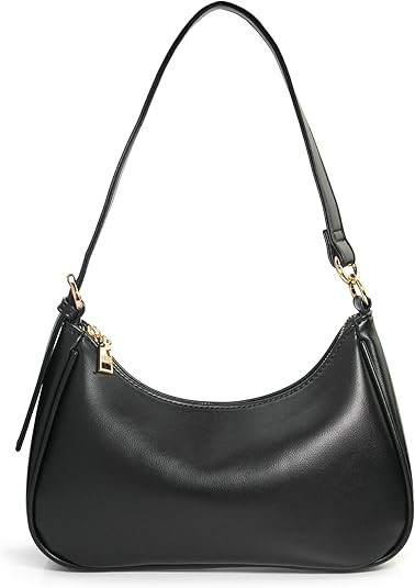 Women's Crescent Shoulder Bag Vegan Leather Chain Cross body bag Convertible Handbag | Amazon (US)