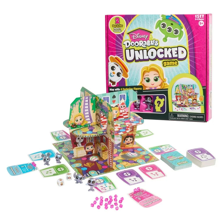Disney Doorables Unlocked! Board Gam, kids Toys for Ages 6+ (Walmart Exclusive) - Walmart.com | Walmart (US)