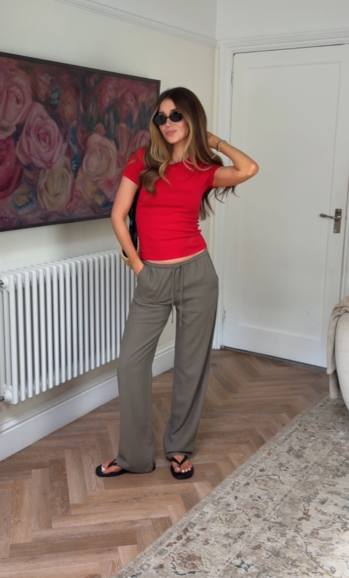 Wearable summer outfit! The most flattering red top paired with linen trousers ♥️ 

#pullandbearcommunity ad

#LTKuk #LTKsummer #LTKeurope
