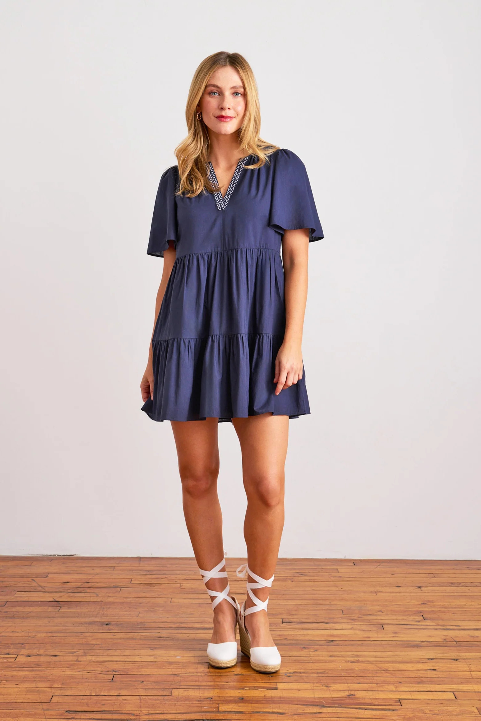 Sheridan French I Summer 2026 I Charlie Dress in Navy | Sheridan French