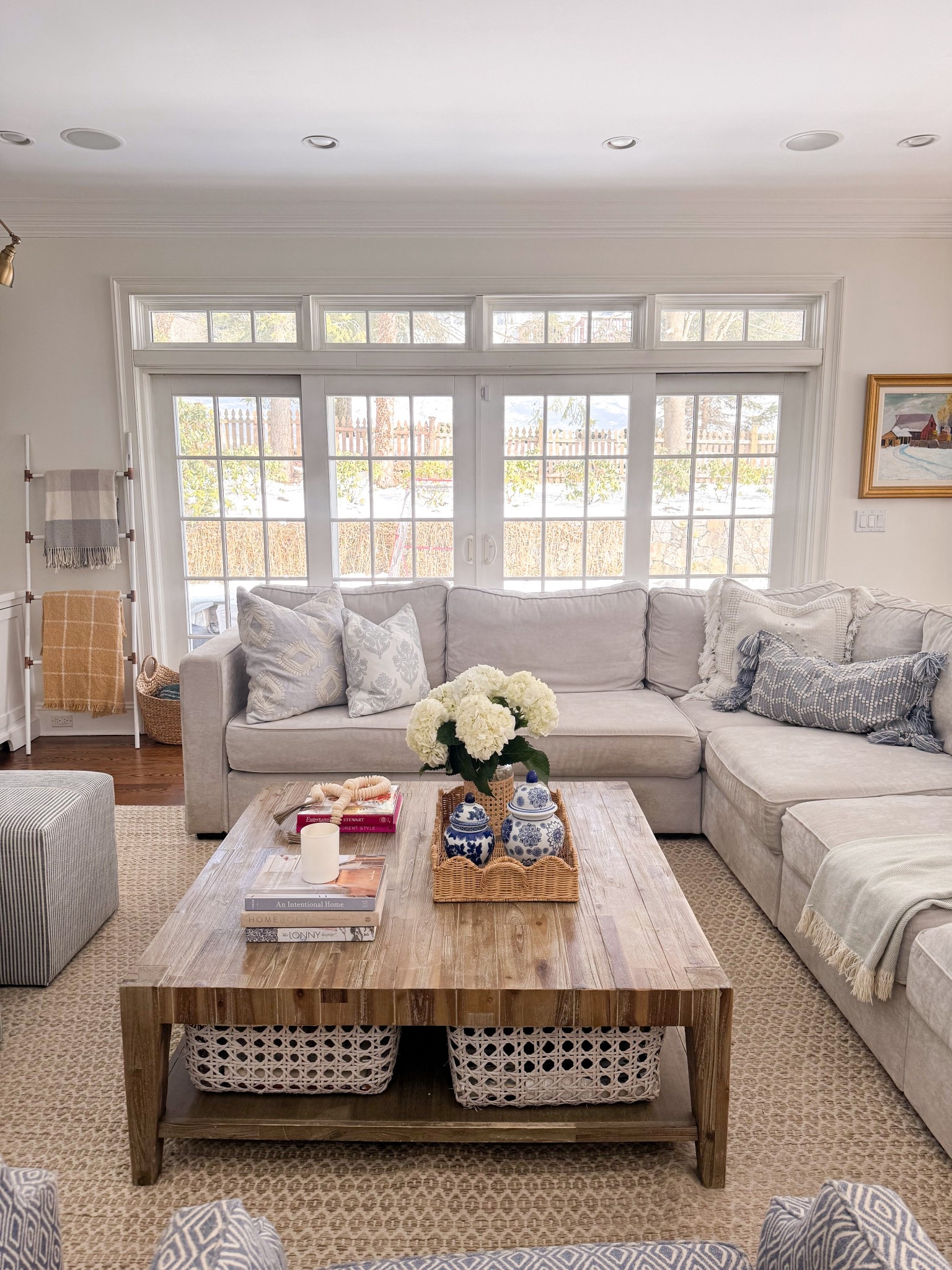 Lovesac sactional, coffee table, rug, bench, pillows for family room 

#LTKHome