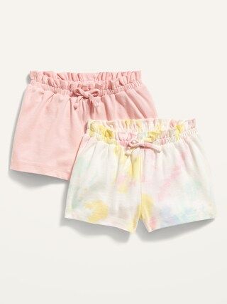 2-Pack Jersey-Knit Pull-On Shorts for Baby | Old Navy (US)