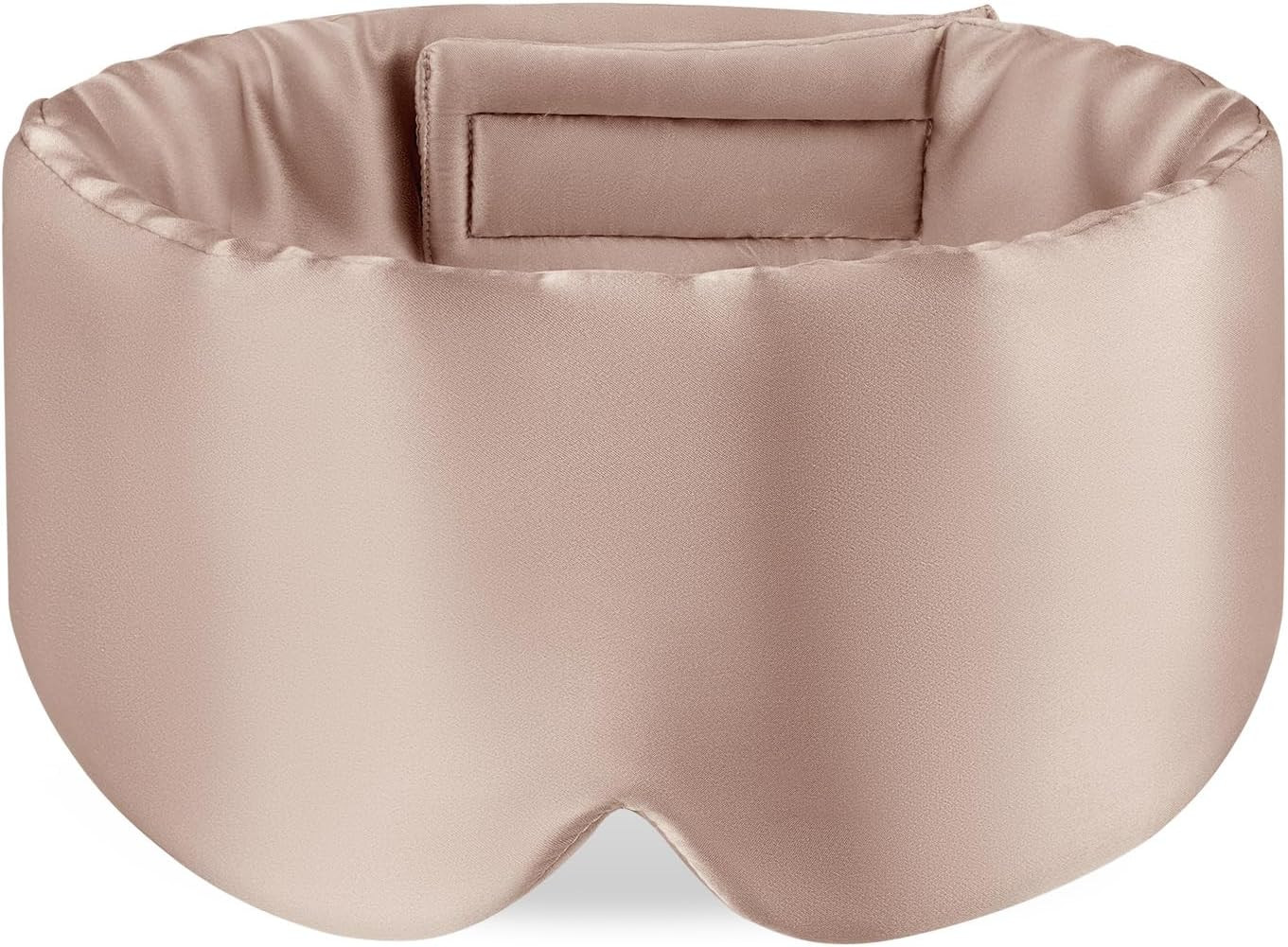 OLESILK 100% Natural Mulberry Silk Eye Mask for Sleeping, Large, Taupe | Amazon (UK)