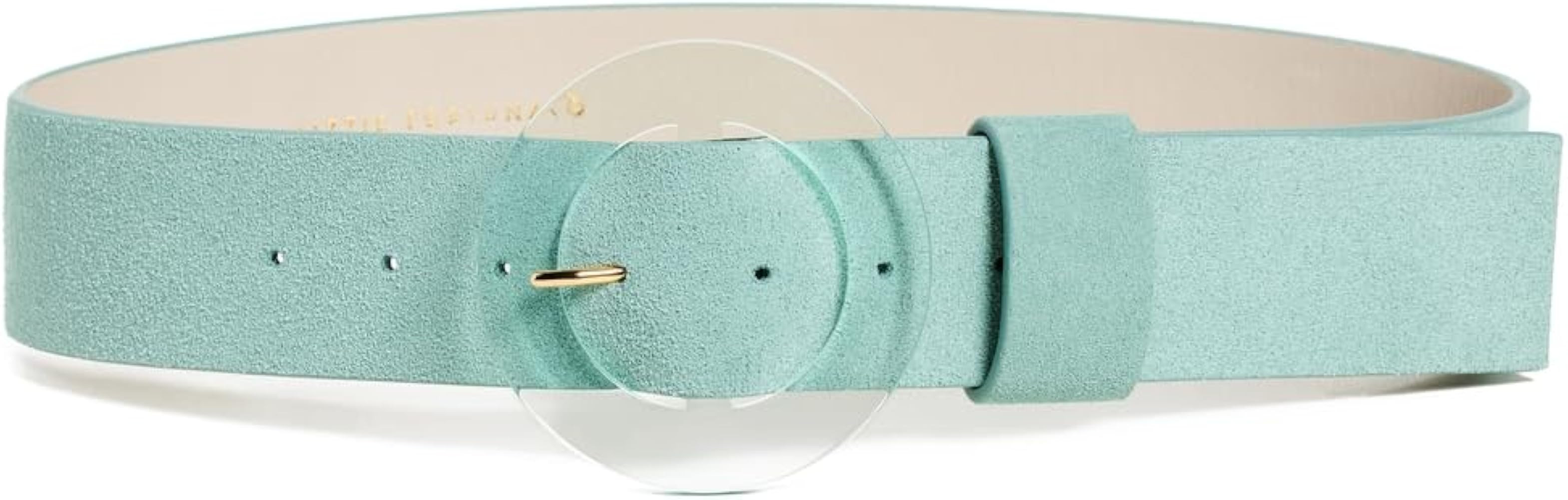 Women's Louise Belt In Aqua Suede | Amazon (US)