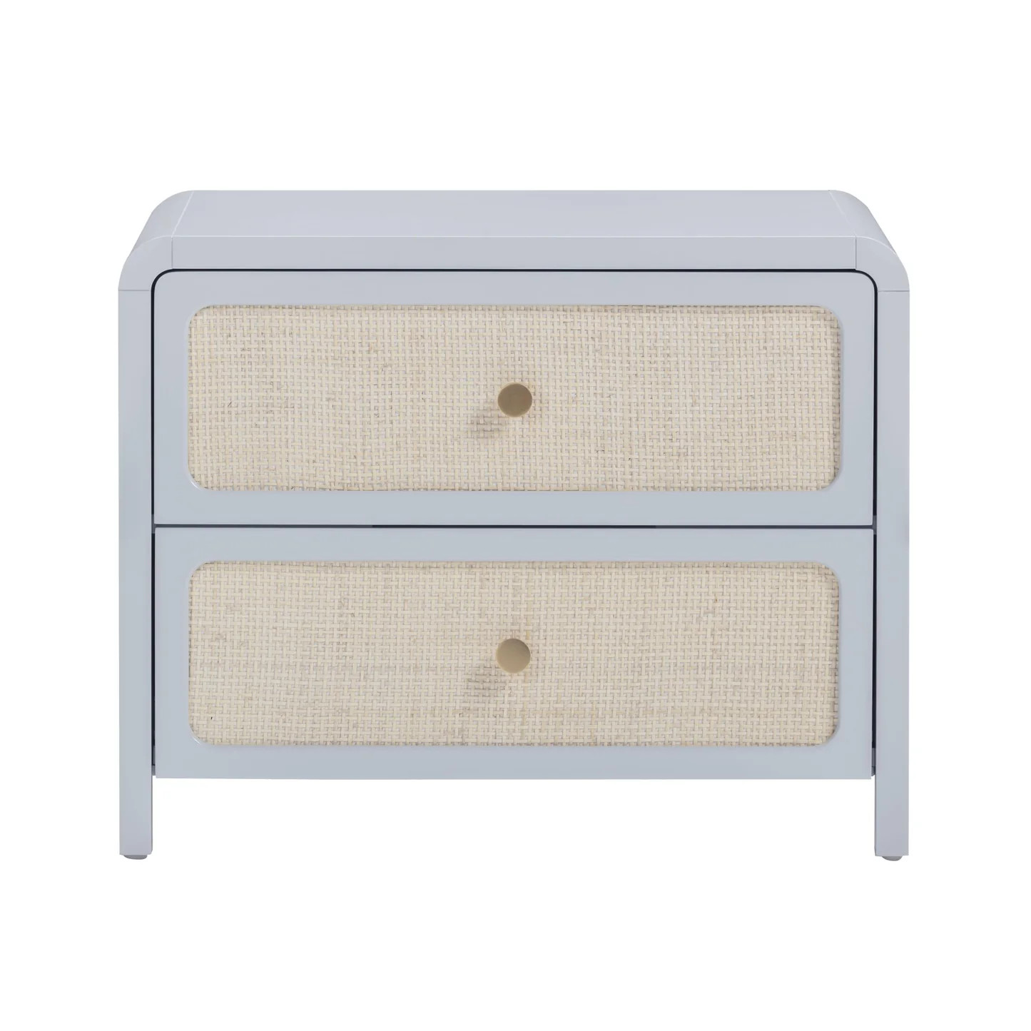 Patty 28" Rattan 2 Drawer Nightstand | TOV Furniture