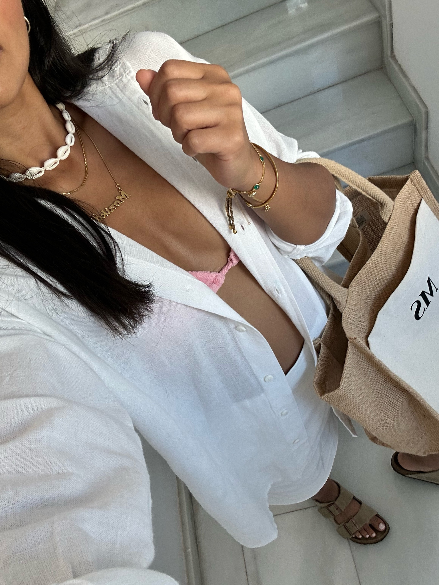 All white beach cover up with a splash of 🌸

#beachwear #beachoutfit #holidaylook #holidayoutfit

#LTKunder50 #LTKeurope #LTKstyletip