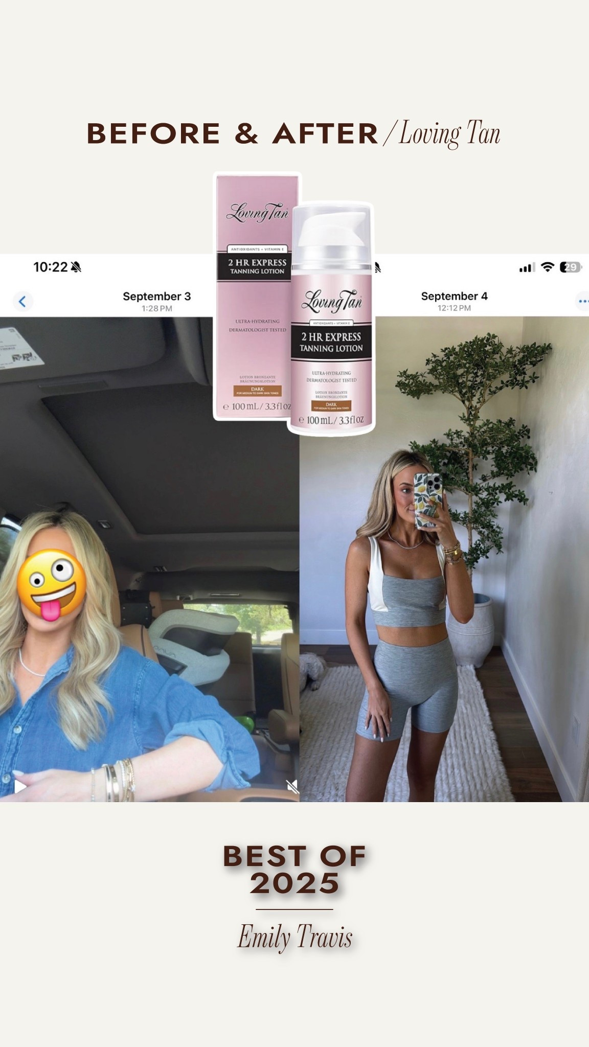 Best self tanner! 

#LTKdayinmylife #LTKGiftGuide #LTKootd