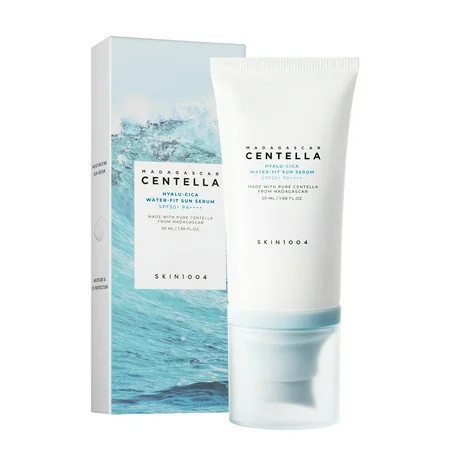 SKIN1004 Madagascar Centella, Hyalu-Cica Water-Fit Sun Serum SPF 50+ PA++++, 1.69 fl oz (50 ml) | Walmart (US)