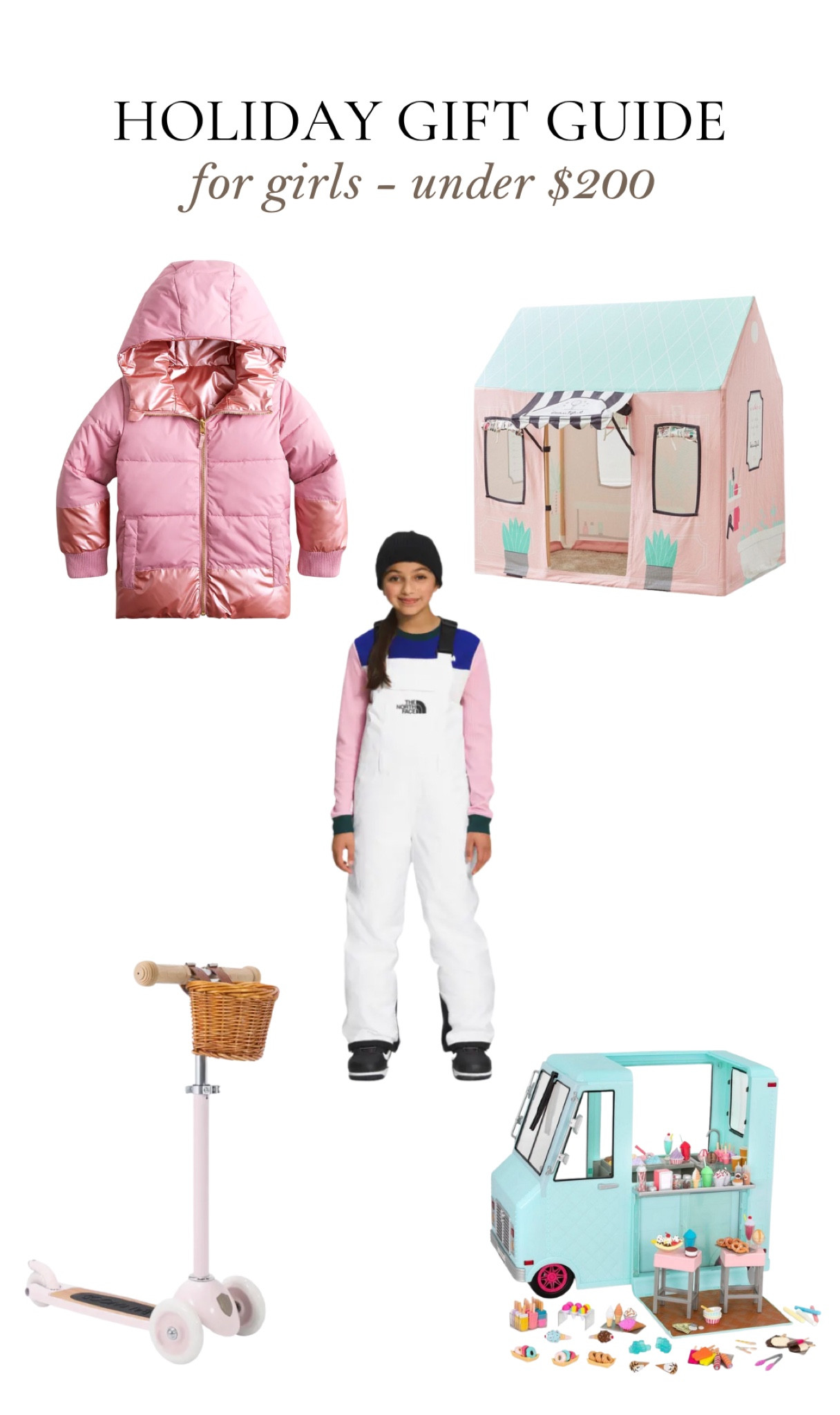 Gift guide - for girls under $200