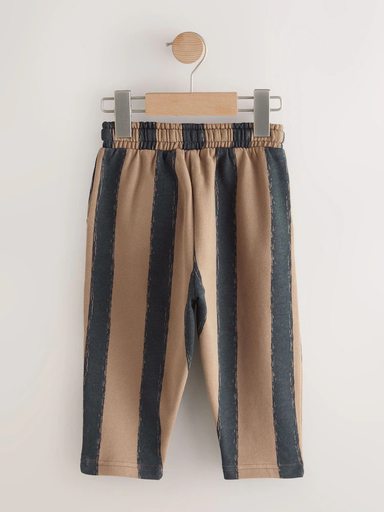 Black/Brown Single Wide Leg Jersey Joggers (3mths-7yrs) | Next US