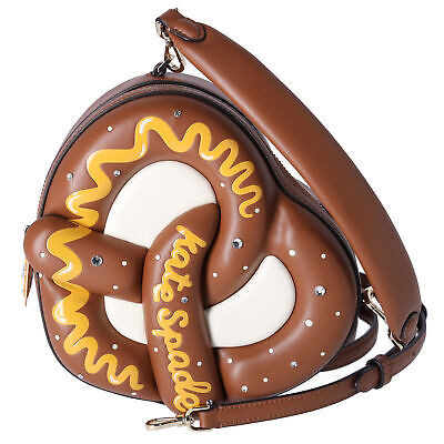 Kate Spade 3D NYC Pretzel Crossbody Brown Leather Bag KI974 Novelty | eBay | eBay US