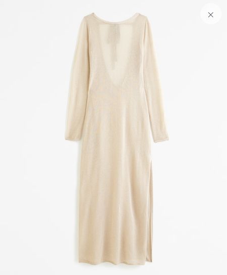 Long-Sleeve Mesh Maxi Dress Coverup - 20% off today! 

#LTKsalealert #LTKSpringSale #LTKfindsunder100