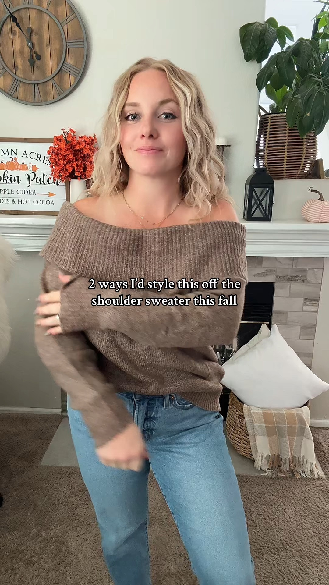 2 ways id wear this off the shoulder sweater for fall and winter 




//Fall outfits 2025,  Amazon fashion, fall fashion finds, Amazon fashion, petite fashion, casual mom outfit ideas, fall outfit amazon, amazon outfit ideas, casual outfit ideas, outfit inspo, casual fashion, amazon fall fashion,  casual outfit fall, cute casual outfit, outfit ideas fall, size 4-6, casual fall outfits, winter outfits, casual outfit ideas, what to wear for fall  


#LTKFindsUnder50 #LTKPetite #LTKStyleTip