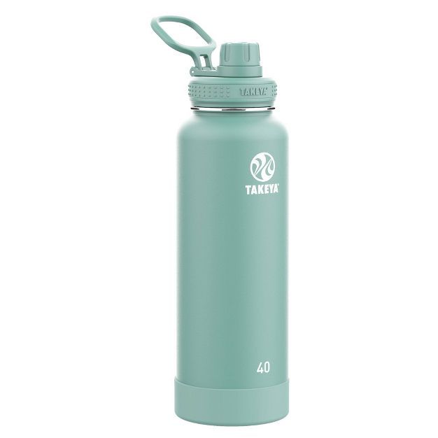 Takeya 40oz Actives Insulated Stainless Steel Water Bottle with Spout Lid | Target