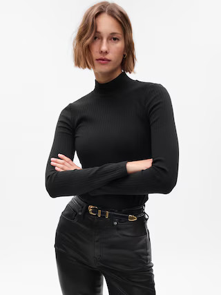 Modern Mockneck Cropped T-Shirt | Gap (US)