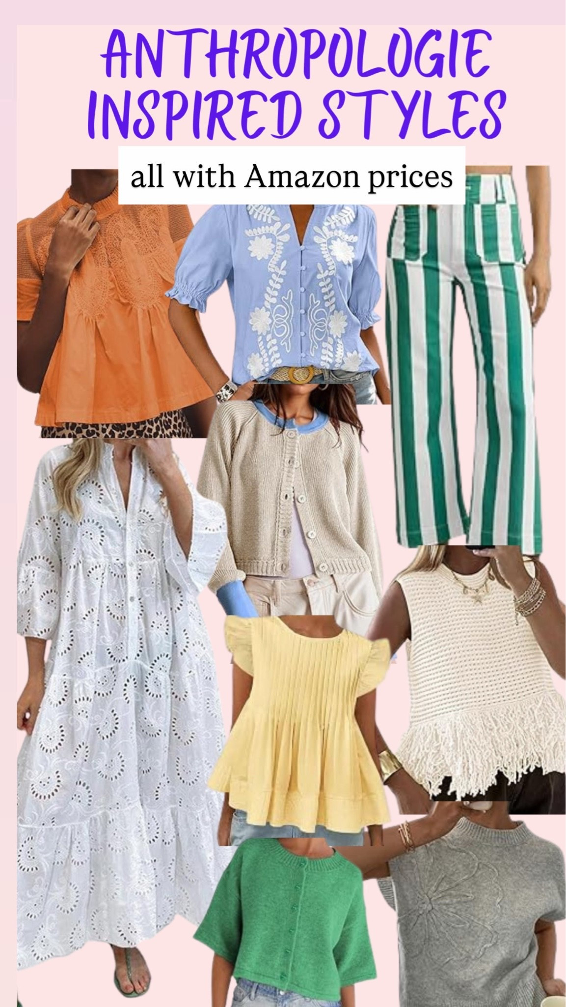 Anthropologie inspired styles for women with Amazon prices

#LTKootd