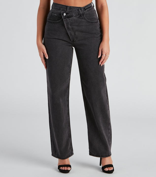 Stretch The Rules High Rise Straight Leg Denim Jeans | Windsor Stores