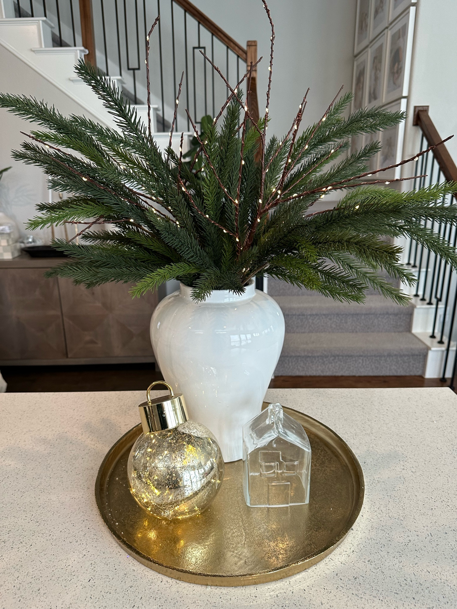 Christmas arrangement, christmas decor, christmas stems, norfolk, pine stems, branches, christmas kitchen

#LTKHolidaySale #LTKHoliday #LTKSeasonal