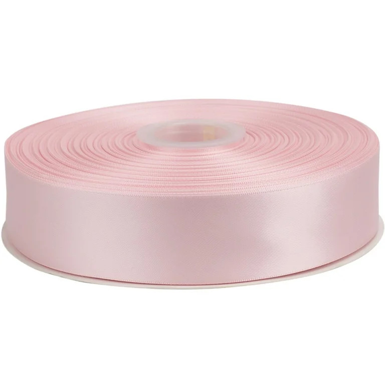 Ribbonitlux Pearl Pink Satin Ribbon 1.5 inch Double Sided Quality Satin for Weddings, Invitations... | Walmart (US)