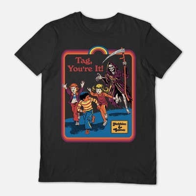 Steven Rhodes: Tag You're It T-Shirt Unisex Black Short Sleeve Tee Top | eBay UK