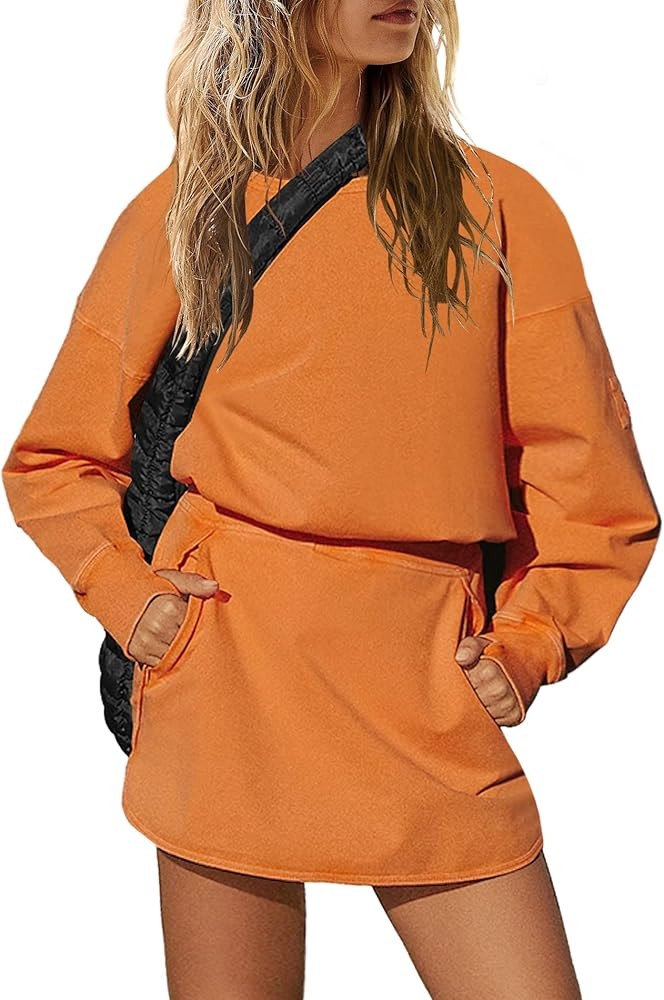 Yanekop Womens Athletic Romper Dress Long Sleeve Shorts Jumpsuit Open Back Summer One Piece Outfi... | Amazon (US)